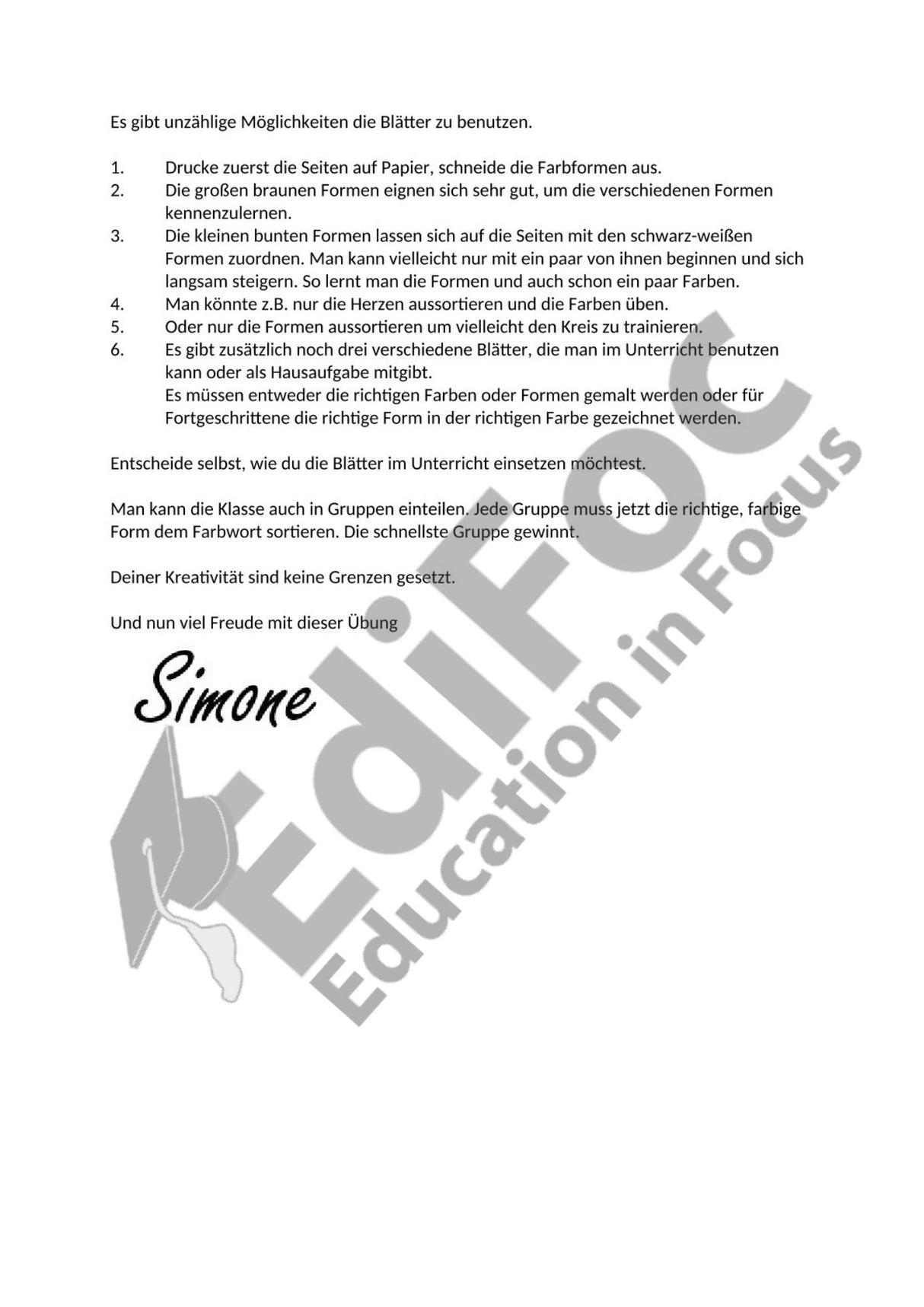 Englisch – Wortschatz: Shapes and Colours – Arbeitsblätter für Klasse 1–4 (mit Lösungen)