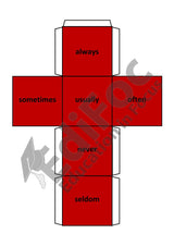 Englisch – Tenses-Würfelspiel: Present Simple, Present Continuous, Past Simple & Present Perfect (Beginner)