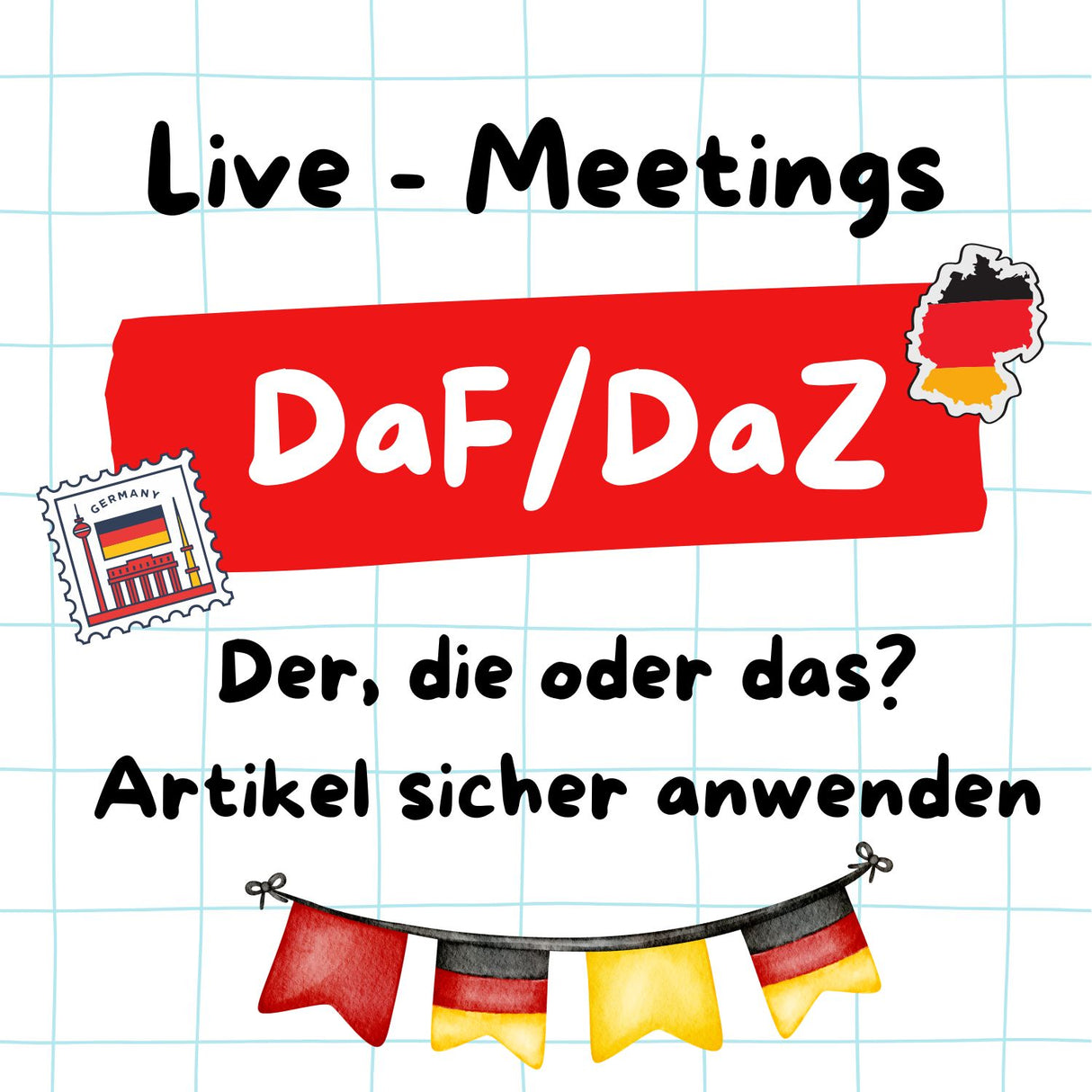 Der, die oder das? – Artikel sicher anwenden (60 Minuten)