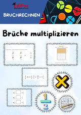 Bruchrechnung – Brüche multiplizieren: Arbeitsblätter für Klasse 6 (mit Lösungen)
